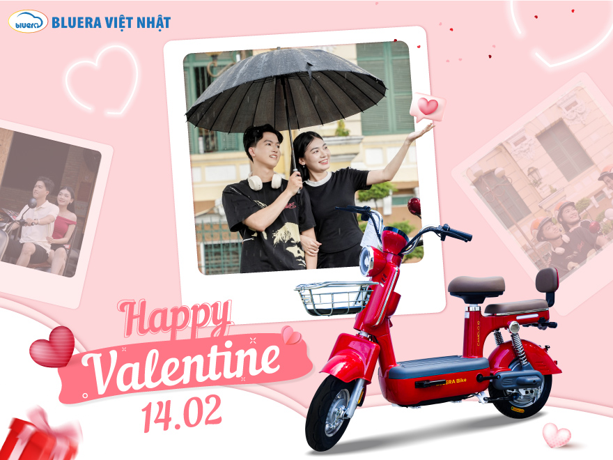 Chúc Ngày Valentine’s Day Cùng Xe Điện Bluera 1 Chúc Mừng Ngày Valentine’s Day Cùng Bluera Vi Vu Trên Những Cung Đường Yêu Thương