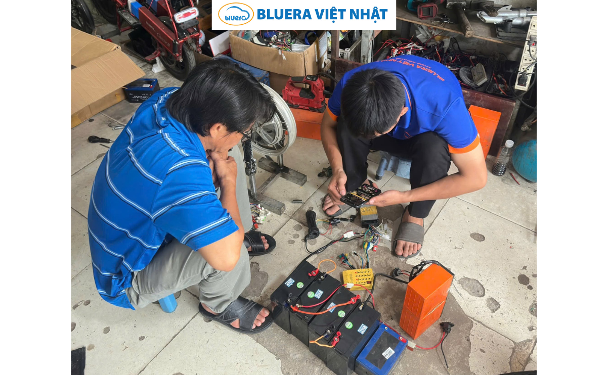Pin/Ắc quy 48V–20Ah - Giải pháp bảo dưỡng xe điện Bluera Việt Nhật 1 bảo dưỡng pin và acquy xe điện