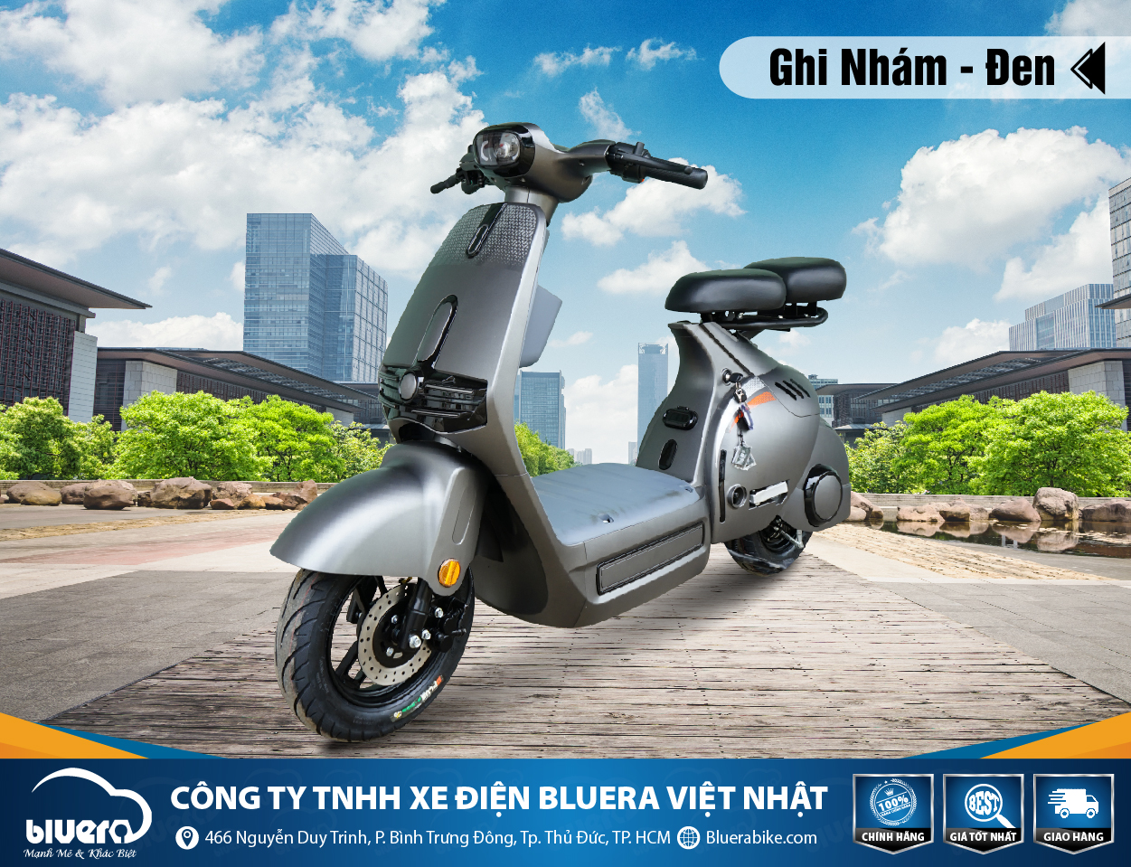 Tưng Bừng Khai Trương Xe Điện Chính Hãng Bluera Việt Nhật Đạt Nhân Tâm Tại Nhà Bè 4 Bluera Camelo I8
