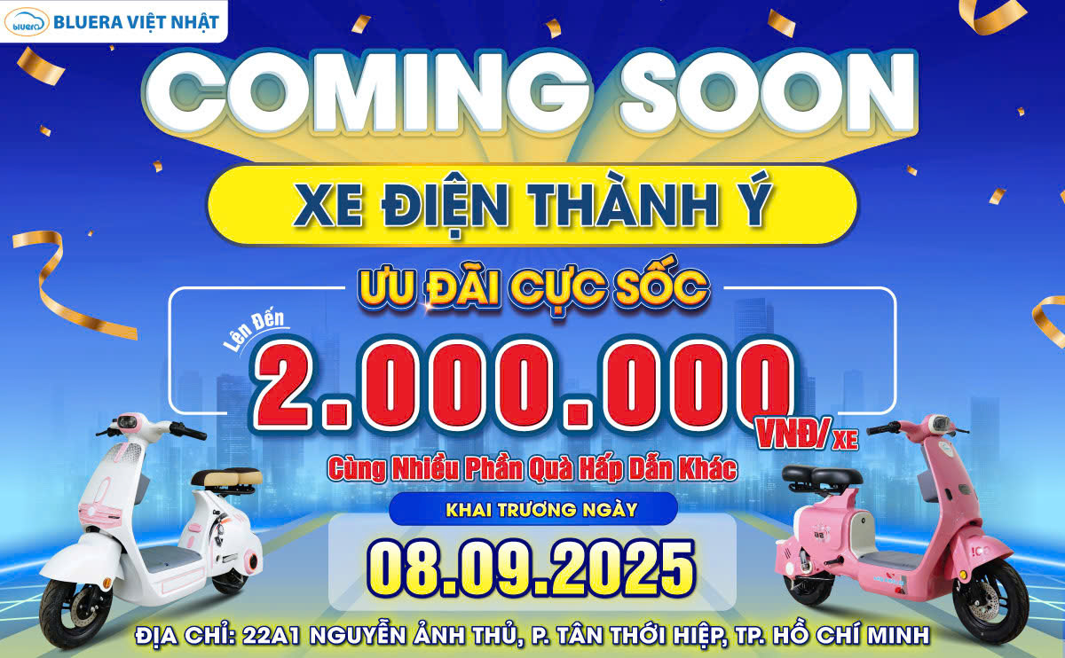 Coming Soon: Khai Trương Cửa Hàng Xe Điện Bluera Việt Nhật Chính Hãng Thành Ý Tại TP. Hồ Chí Minh 1 Hình ảnh sự kiện khai trương